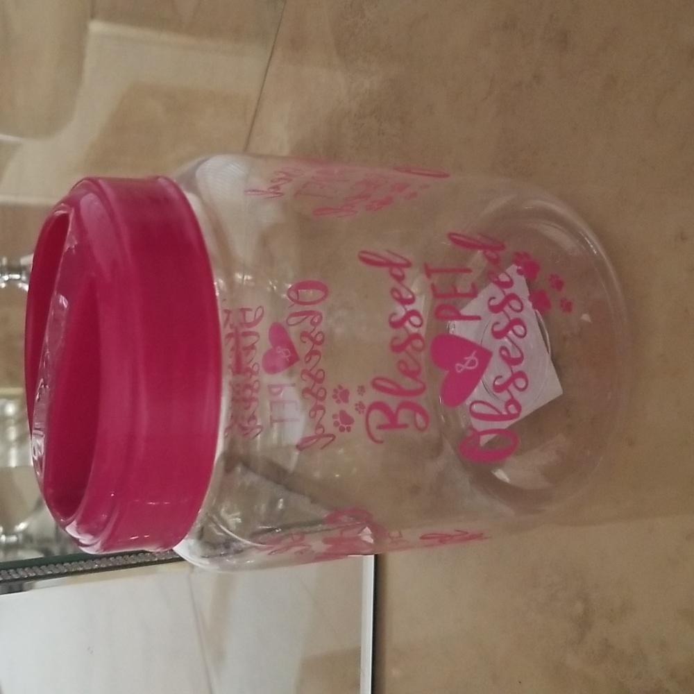 Blessed & Pet Obsessed Food/Treat Jar